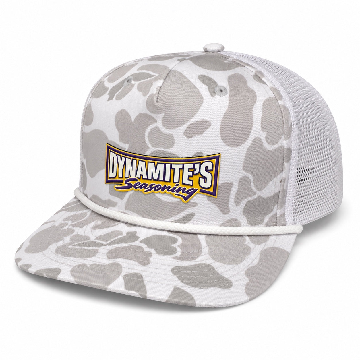 Dynamite's Seasoning White/Gray Camo Trucker Hat