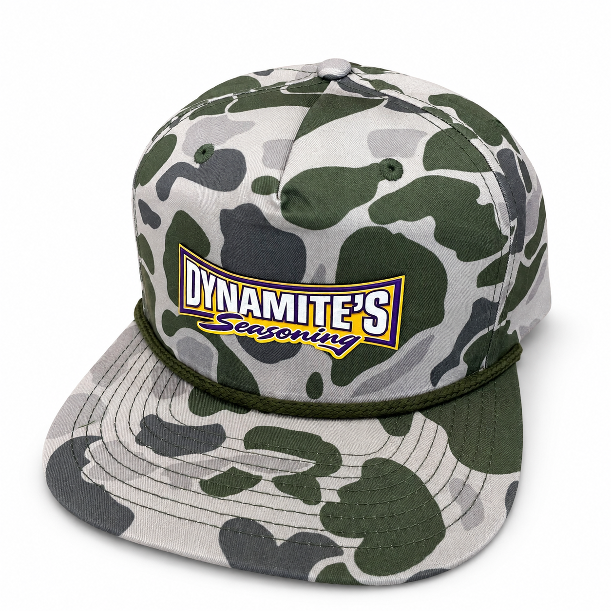 Dynamite's Seasoning Green/Gray Camo Snapback Hat