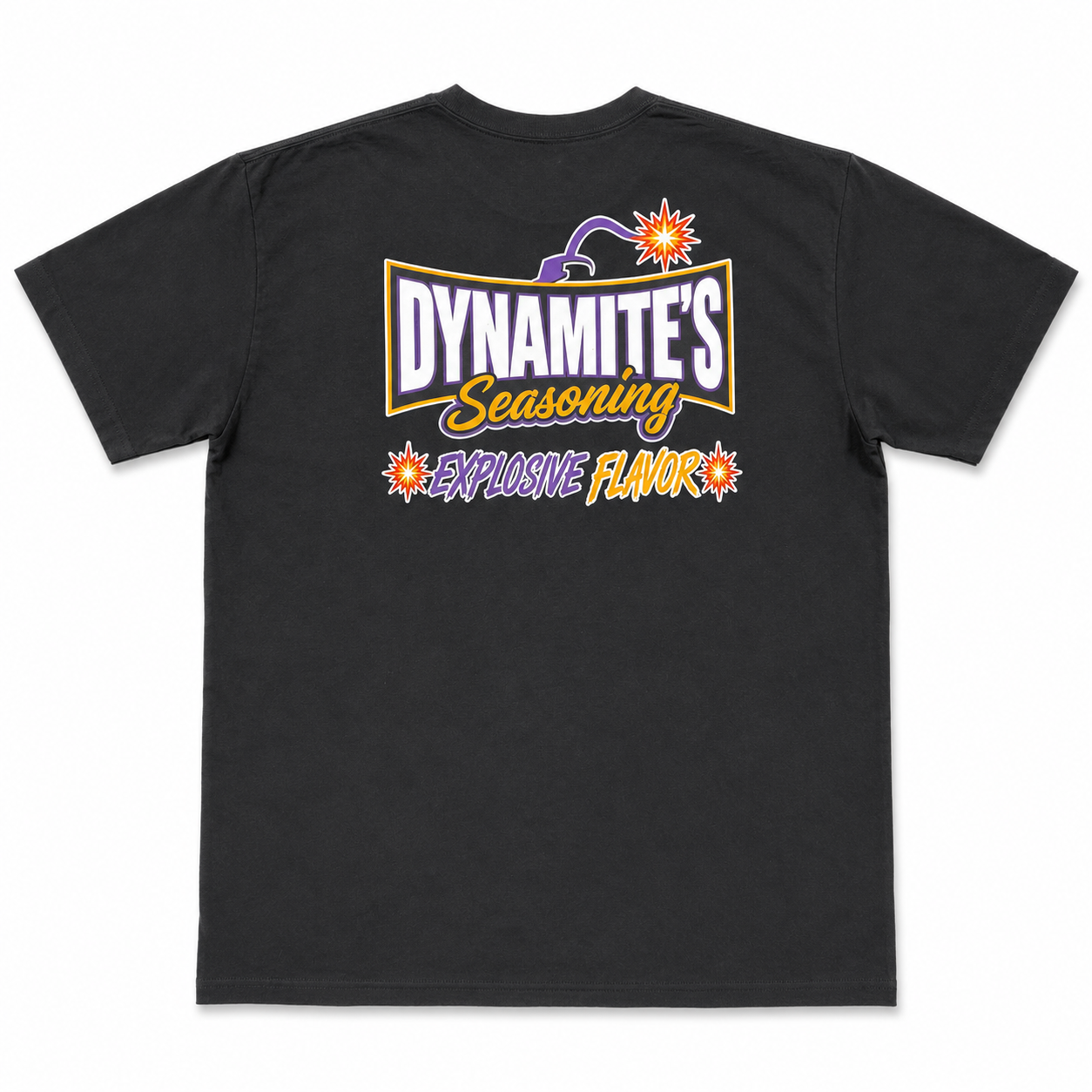 Dynamite's Seasoning Explosive Flavor T-Shirt Black — Back