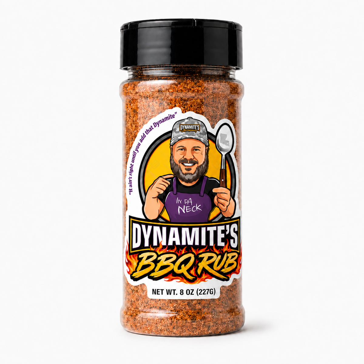 Dynamite's BBQ Rub 8 oz shaker bottle