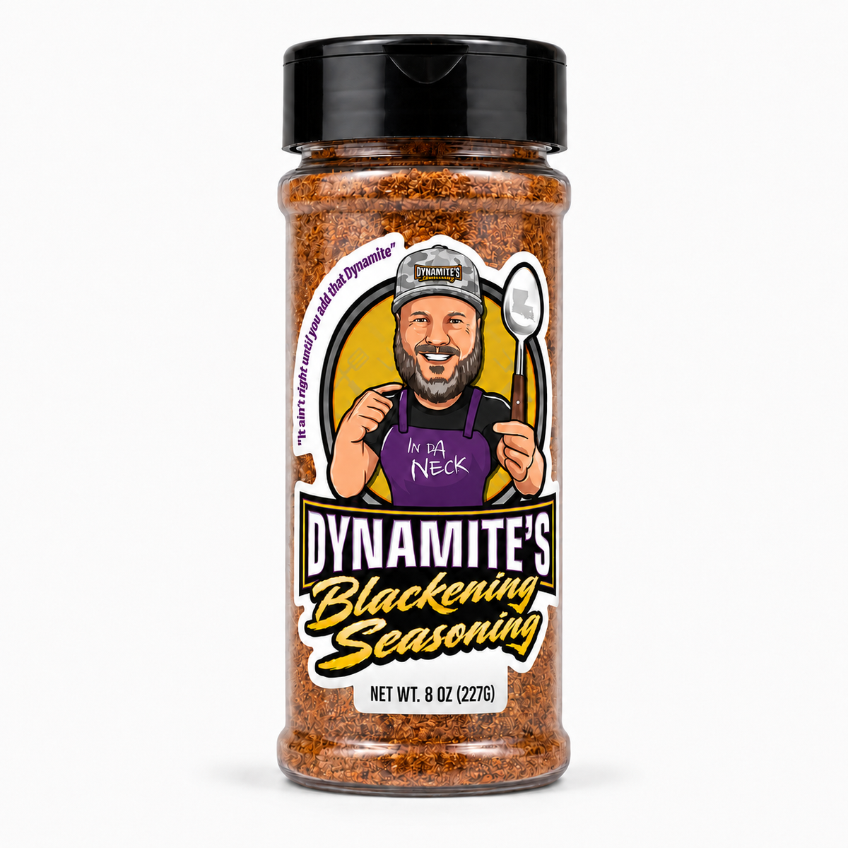 Dynamite's Blackening Seasoning 8 oz shaker bottle