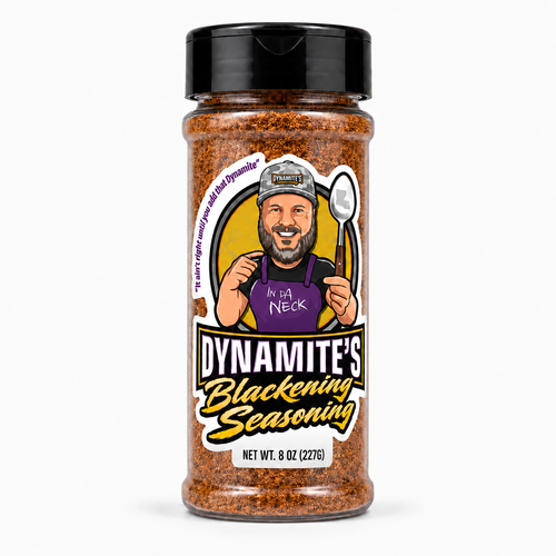 Dynamite's Blackening Seasoning 8 oz shaker bottle